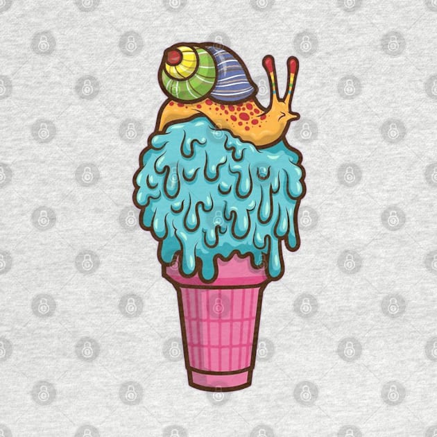 Snail - icecream by Otaku-Ganshxr